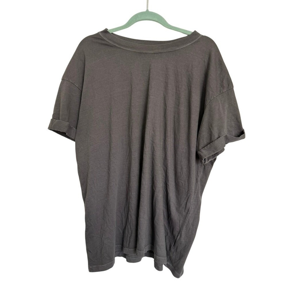 Girl Dangerous Boyfriend T-Shirt Charcoal Grey‎ XL Short Sleeve Basic